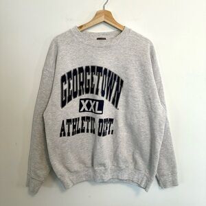 VTG 90s Georgetown Athletic Dept Savvy Trau & Loevner Sweatshirt